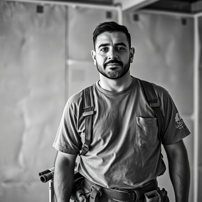 Portrait of Diego R., Drywall sub · Houston, TX